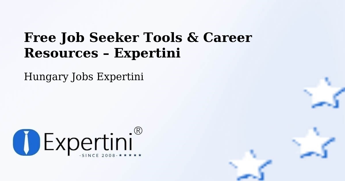 Free Job Seeker Tools & Career Resources – Tass - Tass, Hungary Jobs Expertini